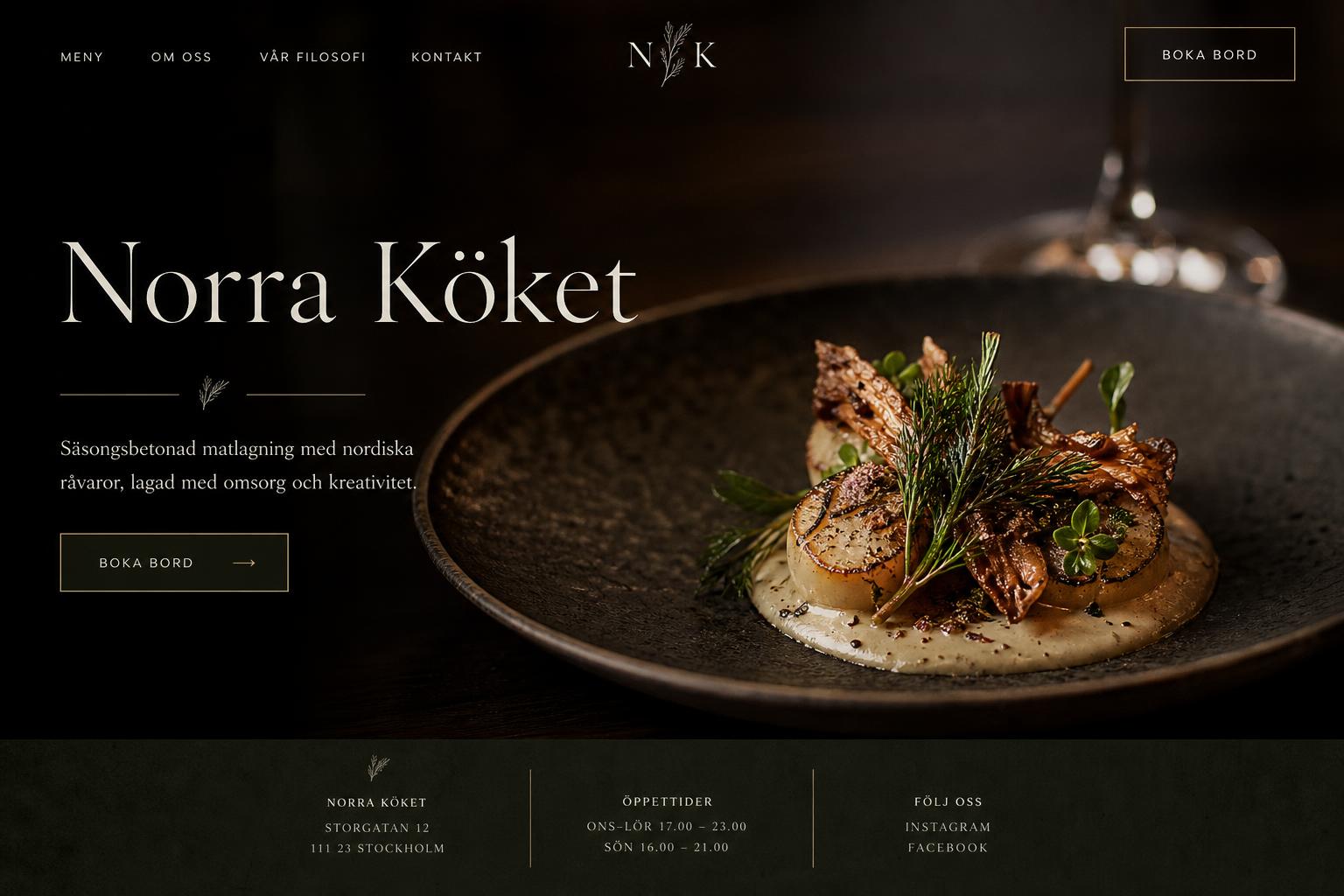 Norra Köket – konceptdesign